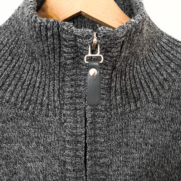 Polo Ralph Lauren Fleece Lined 1/4 Zip Knit Sweater Size Large Heritage - Picture 6 of 11